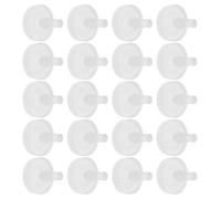 1set Brake Clutch Pedal Bumper Stopper Rubber White 30pcs