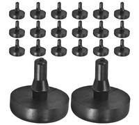 1set Brake Clutch Pedal Rubber Stop Pad Black for Vehicle Covers 30pcs