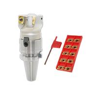 1set BT30 FMB22 45L Toolholder Chuck+400R 50 22 4T Face Mill Cutter+10pcs APMT1604 Carbide Inserts for CNC Lathe Machine Milling
