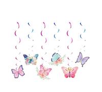 1Set Butterfly Birthday Party Supplies Paper Decorations For Guests For Kids Parties School Event Decorating Butterfly Party Decorations
