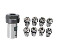 1set C25 ER20 8mm 10mm 12mm 14mm 15mm 16mm 19mm +6pcs 3 4 6 8 10 12mm Collet Tool Holder,Spindle Motor Shaft Extension Rod(C25 -ER20-16mm(6PCS))