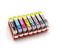 1set CLI-65 Compatible For Canon Refillable Ink Cartridge CLI65 Refill Ink,Compatible For Canon Pro-200 Pro200 Printer One Time Chip part