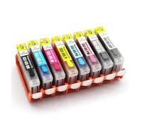 1set CLI-65,Compatible For Canon Refillable Ink Cartridge CLI65 Refill Ink,Compatible For Canon Pro-200 Pro200 Printer One Time Chip part