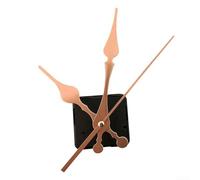 1Set Clock Mechanisms Battery Powered, 13Mm Shaft Length, 6Mm Thread, Silent Quartz Clock Mechanism Movement, DIY Quartz Wall Clocks, Motor Replacement Repair Parts (Rose gold)