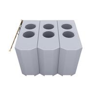 1set CNC Lathe Aluminum alloy Hydraulic Chuck Soft Jaws 90Degree120 Degree Three-jaw Jaws Plastic Oil Hydraulic Claw(5inch 50high120)