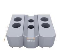 1set CNC Lathe Aluminum alloy Hydraulic Chuck Soft Jaws 90Degree120 Degree Three-jaw Jaws Plastic Oil Hydraulic Claw(5inch120 degrees)