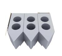 1set CNC Lathe Aluminum alloy Hydraulic Chuck Soft Jaws 90Degree120 Degree Three-jaw Jaws Plastic Oil Hydraulic Claw(10inch 60degrees)