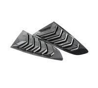 1set Compatible For Ford Mustang 2015-2020 Car Rear Shutter Side Shutter Cover Decorative Sticker Vent ABS Carbon Fiber Fittings(Carbon)