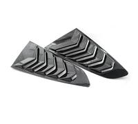 1set Compatible For Ford Mustang 2015-2020 Car Rear Shutter Side Shutter Cover Decorative Sticker Vent ABS Carbon Fiber Fittings(Carbon)