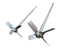 1set,DIA 40mm to 100mm,Lab 304 stainless steel Four-bladed propeller with stirring rod,Stir the material upward when 5(100mm blade with rod)