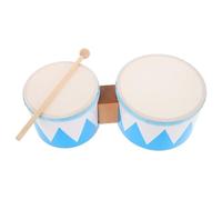 1Set Drum for Percussion Instrument with Cartoon Design Develops Musical Talent Portable Floor Play