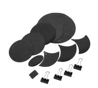 1Set Durable Drum Dampening Pads Professional Drum Silence Accessories Easy to Install Remove Premium Sponge Material for Mute for Practicing Drumming