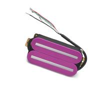 1Set Electric Guitar Humbucker Dual Coill Dual Rail Guitar Pickup With 57mm Steel Pole guitar pickup parts (Color : Purple 2Pcs)