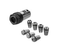 1Set ER11 Collet Chuck Shaft Set ER11A 5mm 6mm 6.35mm 7mm 8mm 10mm Lathe Tools Spindle Extension Rod 1-7mm 3.175mm 6.35mm Chuck(ER11-7PCS,ER11A-7MM)