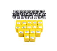 1SET ER25 Spring Collet Chuck 1-16mm 0.005 ER Tool Handle for Machining Center Handle Tool(0.015,11PCS)