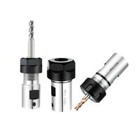 1set ER8 ER11 ER16 ER20 ER25 Chuck Collet Spindle Motor Shaft Extension Rod Spindle Chuck Lathe Tool Set Spindle Rod 4mm 5mm 6mm 8mm(C20-ER16M-8mm)