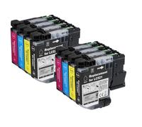 1Set European Version LC521 LC-521 Ink Cartridge Compatible,Compatible For Brother DCP-J1260W J1310DW DCP-J1313DW J1360DW J1460DW Printers(EUR. LC521-2set)