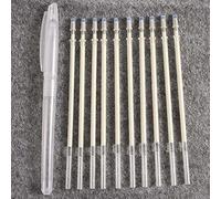 1Set Fade Out Fabric Marker,Heat Erase Pen Refills,Mark Disappearing Pen for Sewing Quilting Embroidery Dressmaking(cream)