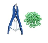 1Set Goat Castrate Emasculate Pliers Tail Cut Pig Sheep Livestock Expansion Castration Forceps Veterinary Tools(WHITE)