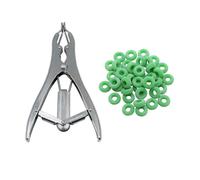 1Set Goat Castrate Emasculate Pliers Tail Cut Pig Sheep Livestock Expansion Castration Forceps Veterinary Tools(Black)