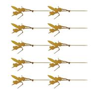 1Set Golden Accent Cake Toppers Food Grade Cupcake Toppers For Birthday Parties And Customized Desserts Cake Decoration