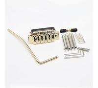 1set Guitar Bridge for Wilk-inson WVS50K Tremolo Bridge With matching Satin Saddles Gold/Chrome/Black(1set Gold)