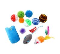 1Set Interactive Cat Teasing and Bouncy Chew Balls for Indoor Kittens Durable Safe and Engaging Pet Playthings to Promote Exercise and Healthy Habits