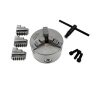1Set K11-100 3 Jaws Manual Lathe Chuck with Machine Tools Accessories K11-100 3-Jaw Lathe Chuck Self-Centering Metal