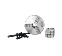 1Set K11-100 3 Jaws Manual Lathe Chuck with Turning Machine Tools Accessories K11-100 3-Jaw Lathe Chuck Self-Centering Metal