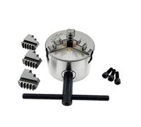 1Set K11 80 3-Jaw Lathe Chuck Manual Self-Centering Metal K11-80 Lathe Chuck with Jaws Machine Tools Accessories