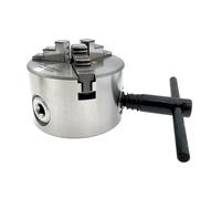 1Set K11 80 3-Jaw Lathe Chuck Manual Self-Centering Metal K11-80 Lathe Chuck with Jaws Turning Machine Tools Accessories