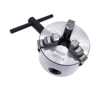 1Set K11 80 3-Jaw Lathe Chuck Manual Self-Centering Metal K11-80 Lathe Chuck with Jaws Turning Machine Tools