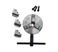 1Set K11-80 3 Jaws Manual Lathe Chuck with Turning Machine Tools Accessories K11 80 3-Jaw Lathe Chuck Self-Centering Metal