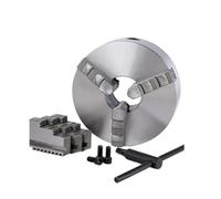 1Set K11-80 3 Jaws Manual Lathe Chuck with Turning Machine Tools Accessories K12-80 4-Jaw Lathe Chuck Self-Centering Metal(K11-80)