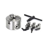 1Set K11 80mm 3Inch 3-Jaw Manual Lathe Chuck Self-Centering Chucks K11-80 Lathe Chuck with Machine Tools