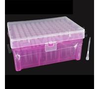 1set Lab 10ul/10ul-L/20ul/50ul/100ul/200ul/300ul/1ml/5ml/10ml Plastic Pipettor Tip Box, Box Pack:96pcs, asy to Assemble/disassemble, For Experiment,10ulB