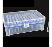 1set Lab 10ul/10ul-L/20ul/50ul/100ul/200ul/300ul/1ml/5ml/10ml Plastic Pipettor Tip Box, Box Pack:96pcs, asy to Assemble/disassemble, For Experiment,10ul