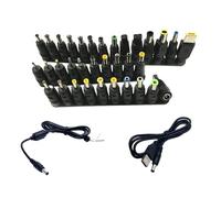 1Set Laptops Power Accessory DC5.5x2.1 With 34PCS Connectors Included USB Cable Optional Power Adapter Cable