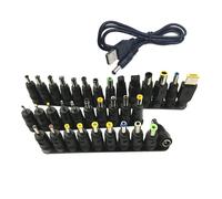 1Set Laptops Power Accessory DC5.5x2.1 With 34PCS Connectors Included USB Cable Optional Power Adapter Cable