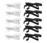 1Set Lavalier Microphone Clips Compact Lapel Mic Holders for Stable Recording Various Environments