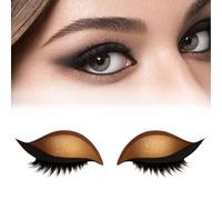 1Set Lazy Eye Eyelash Reusable Eyeshadow & Eyelash Stickers,Colorful Eyeshadow And Lash Stickers For Makeup Reusable And Stickers For Eyes