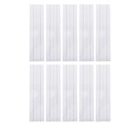 1set Magnetic Dry Erase Sentence Strips, Teaching Aid Reusable 10pcs | Four Line Three Space Layout, Plastic Build, White Finish, for Teachers and Students in Classrooms