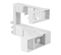 1Set Mini Sink Model Doll House Scale Kitchen Wash Basin Cabinet for Miniature Scenes Dollhouse Decoration Realistic Design