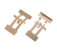 1set Motorcycle Brake Caliper Retainer Clips 4cm Alloy 2pcs