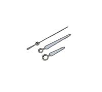 1set NH35 Hands Rose Gold Silver Black Gold Hands Green Luminous Three Needles Suitable For NH35 NH36 4R Movement Watch Accessories(Silver)