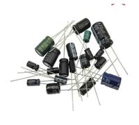 1set Of 120pcs 12 Values 0.22UF-470UF Aluminum Electrolytic Capacitor Assortment Kit Set Pack 0.47/1/2.2/4.7/10/22/33/47/100/220 YYVFLAUX