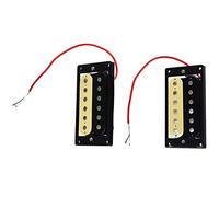 1set of 2 Faced Humbucker Double Coil Pickups Electric Guitar