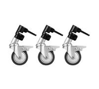 1Set Photography Light Stand With 360 Degree Rotating Caster Wheel For Efficient Movement Adjustable Light Stand With Wheel