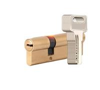 1set Premium All Copper Standard Lock Cylinder for Entrance Doors - Anti-Theft AB Lock Cylinder with 8 Brass Keys(80=40+40)