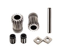 1Set Prusa i3 MK2/MK3 3D Printer Part Cloned Btech Dual Gears DIY Steel Pulleys Kit Extrusion Wheel